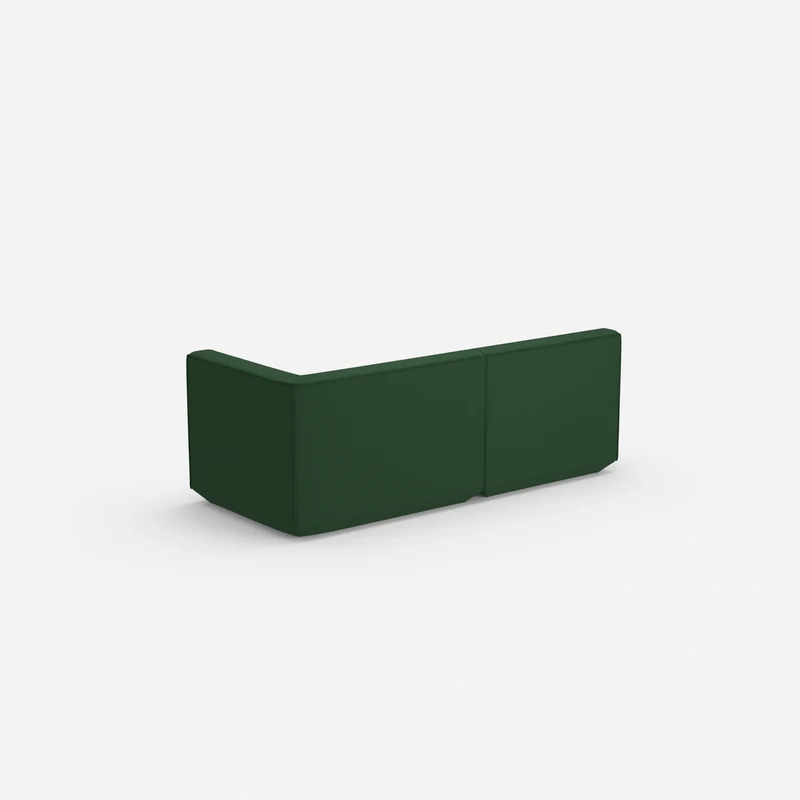 Sofa Zweisitzer grün 180 cm breit