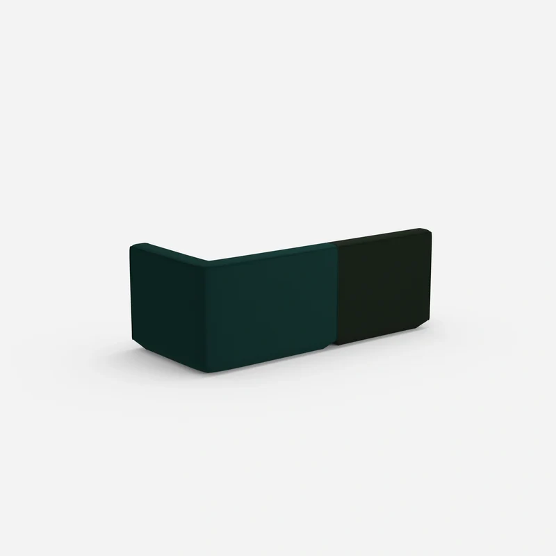 Sofa Zweisitzer grün 180 cm breit