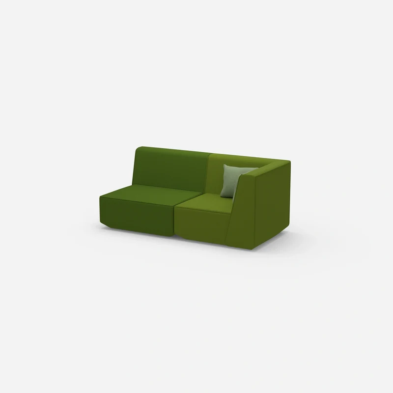 2 Sitzer Sofa grün