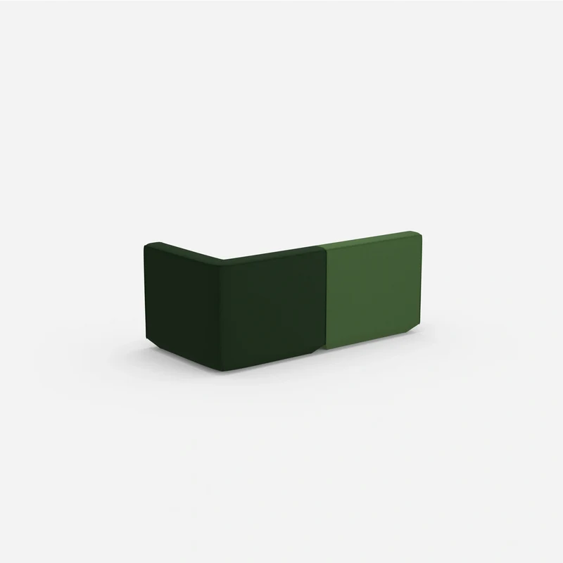 2 Sitzer Sofa grün