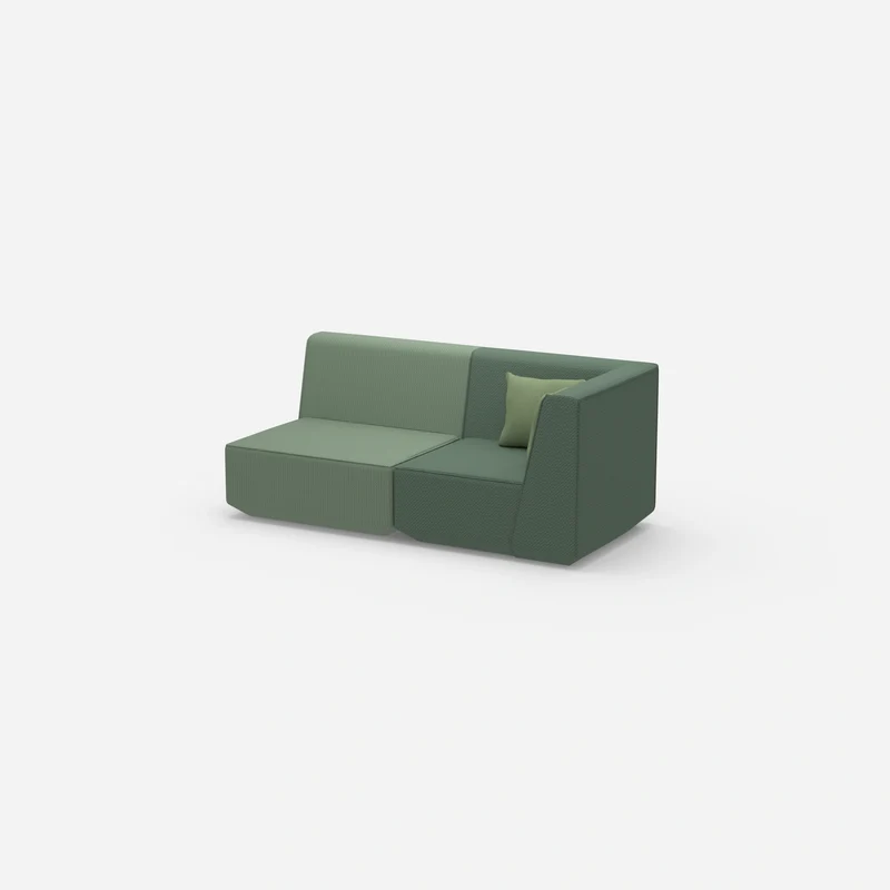2 Sitzer Sofa grün