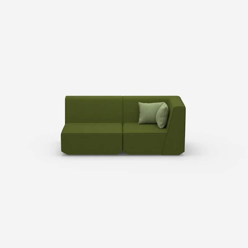 2 Sitzer Sofa grün