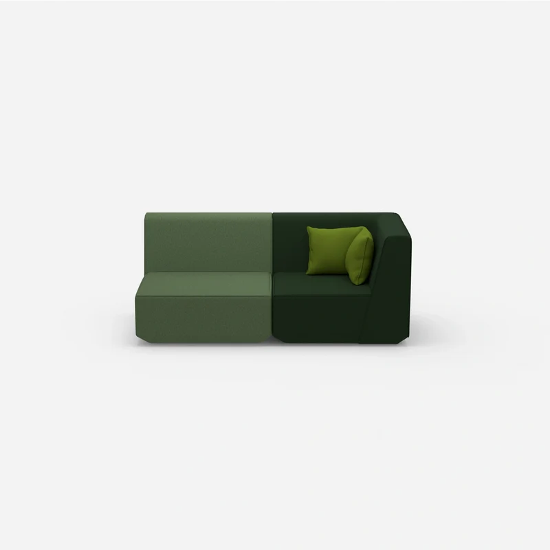 2 Sitzer Sofa grün