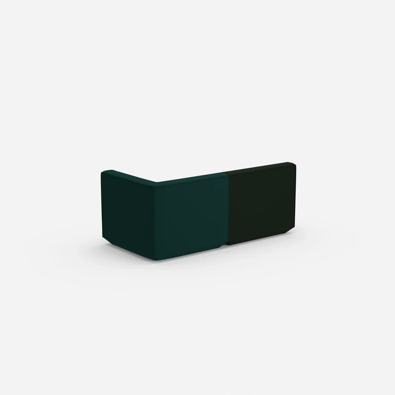 2 Sitzer Sofa grün