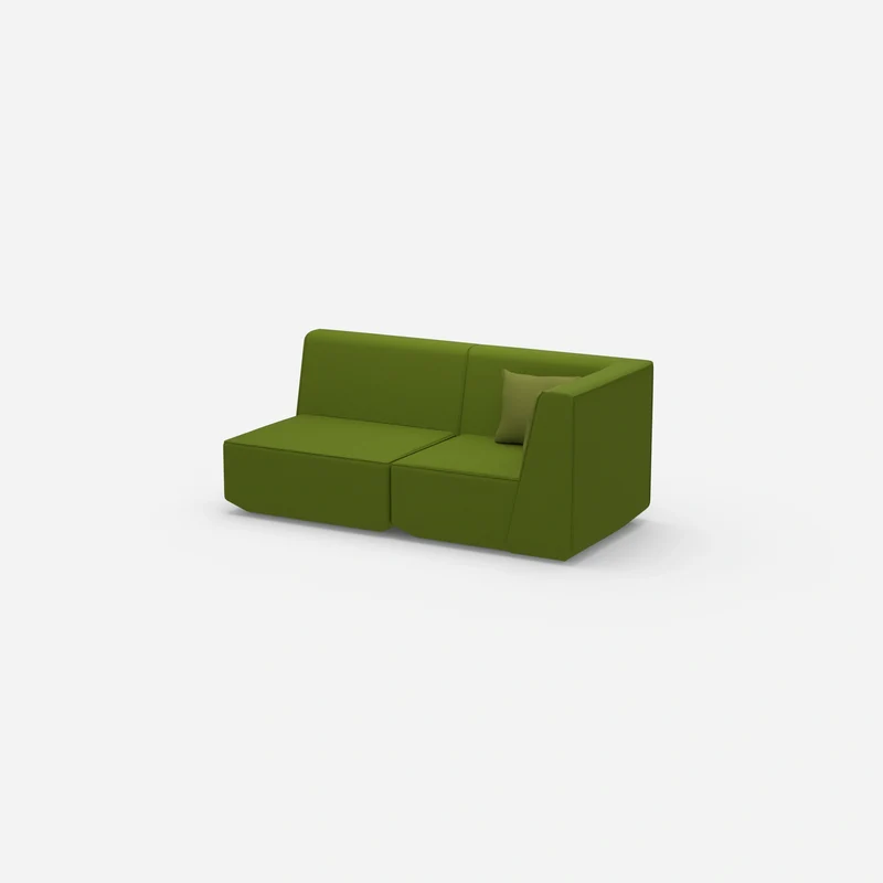 2 Sitzer Sofa grün