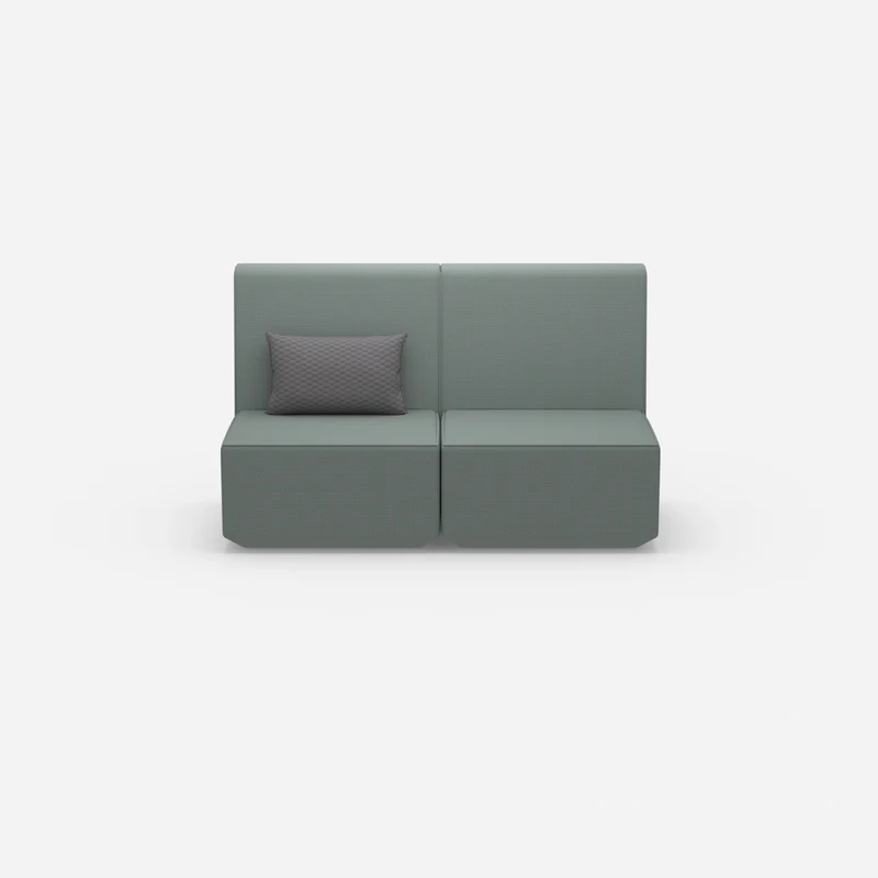 Zweisitzer Modulsofa ohne Armlehnen