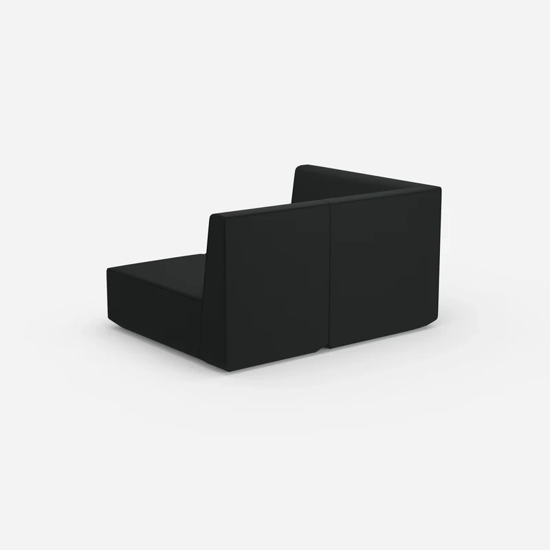 Zweisitzer Modulsofa mit Eckmodul