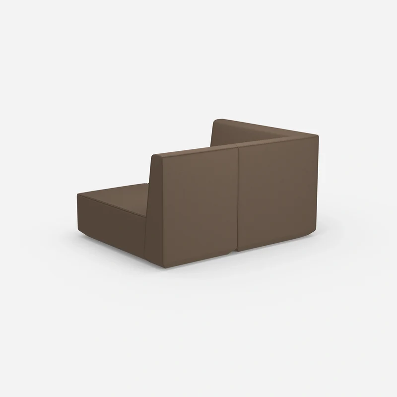 Zweisitzer Modulsofa mit Eckmodul