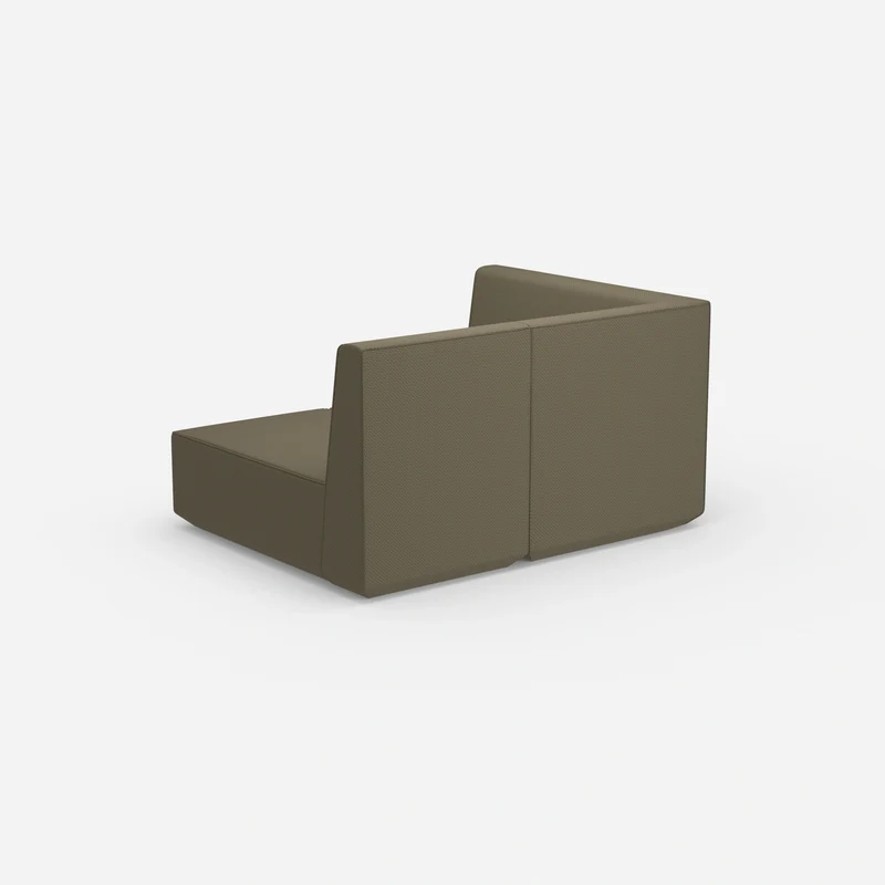 Zweisitzer Modulsofa mit Eckmodul
