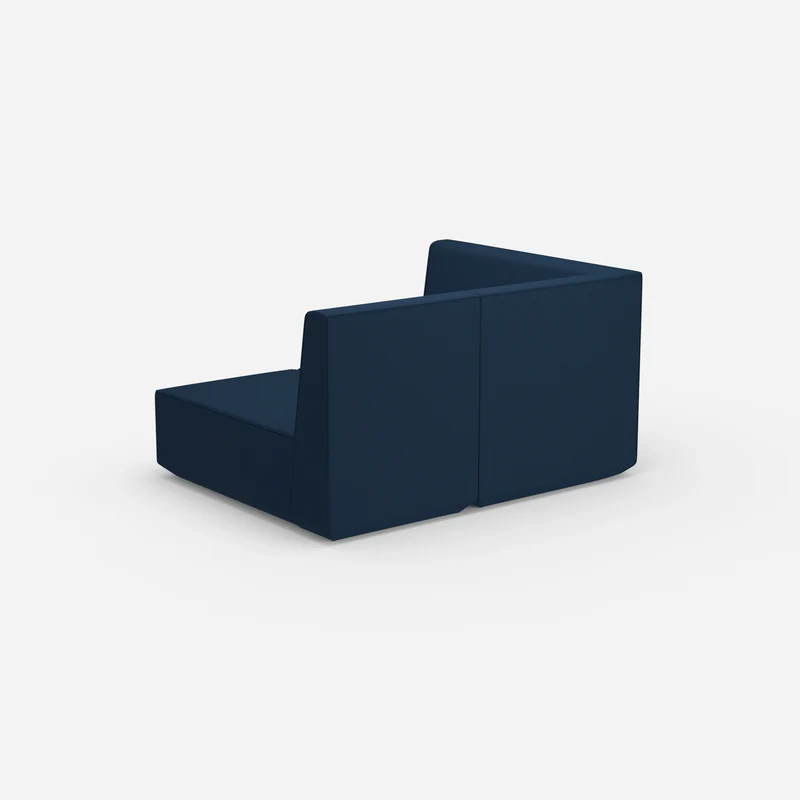 Zweisitzer Modulsofa mit Eckmodul