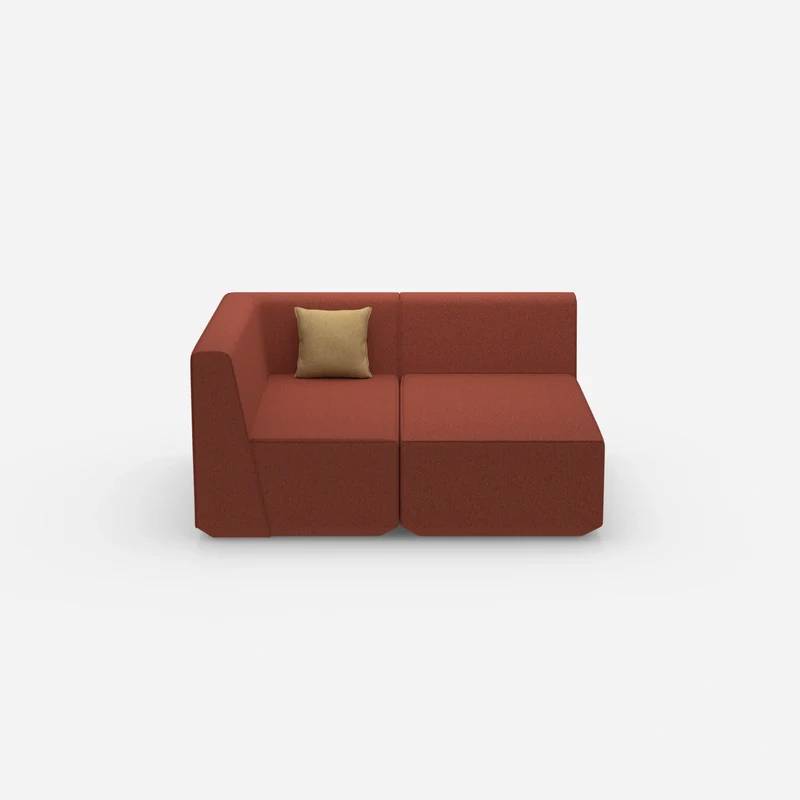 2 Sitzer Sofa mit Ecke