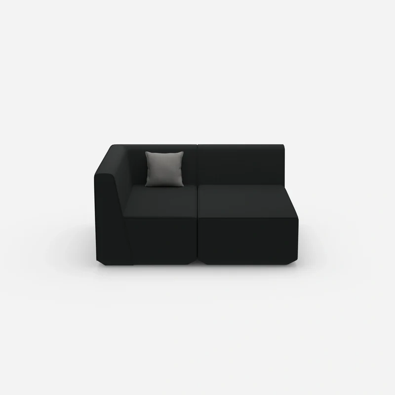 2 Sitzer Sofa mit Ecke