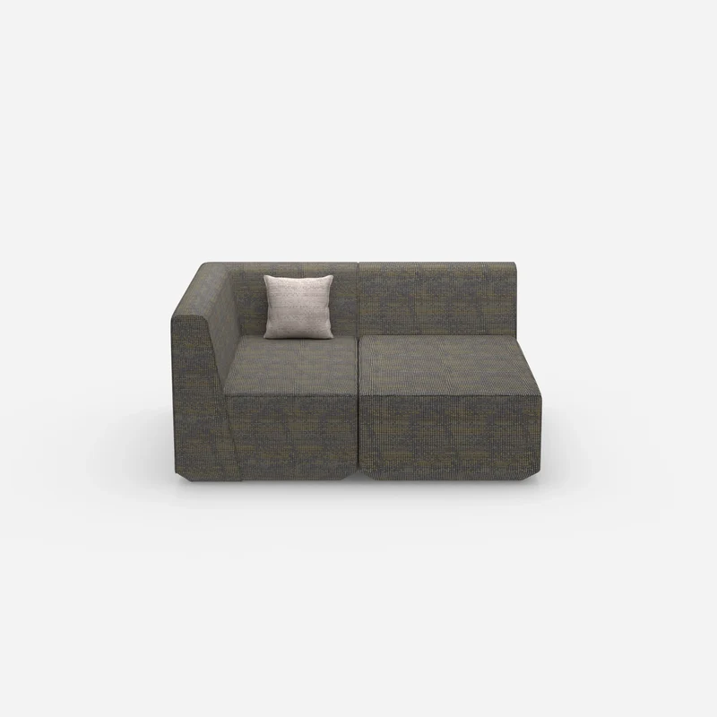 2 Sitzer Sofa mit Ecke