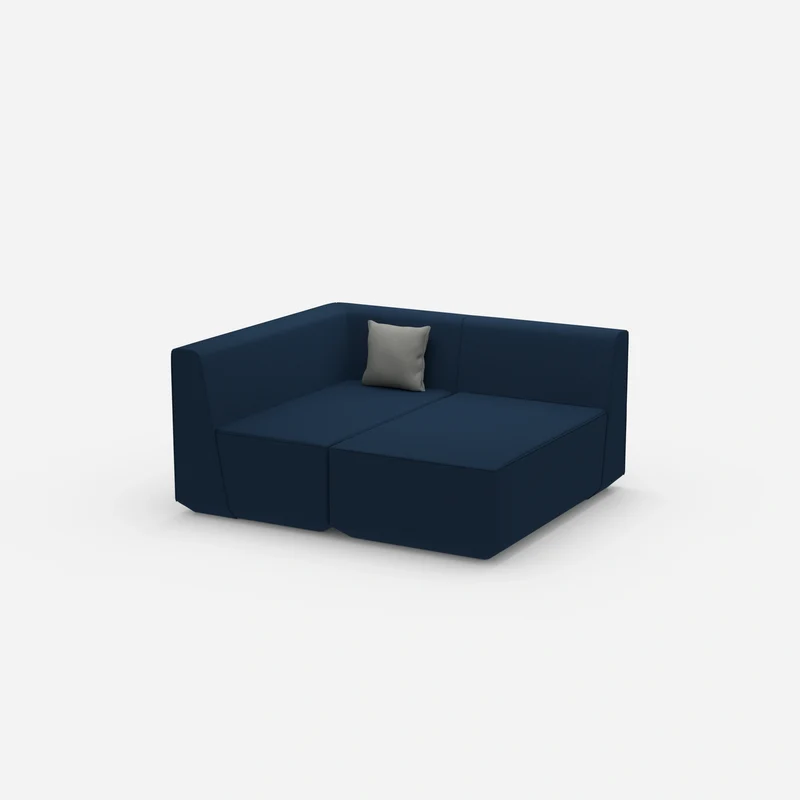 2 Sitzer Sofa mit Ecke