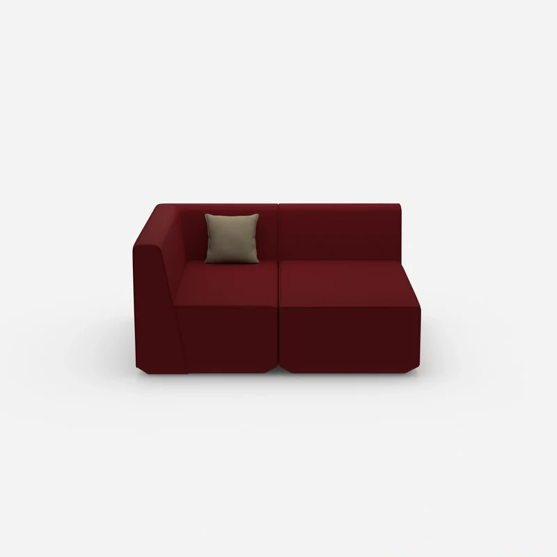 2 Sitzer Sofa mit Ecke