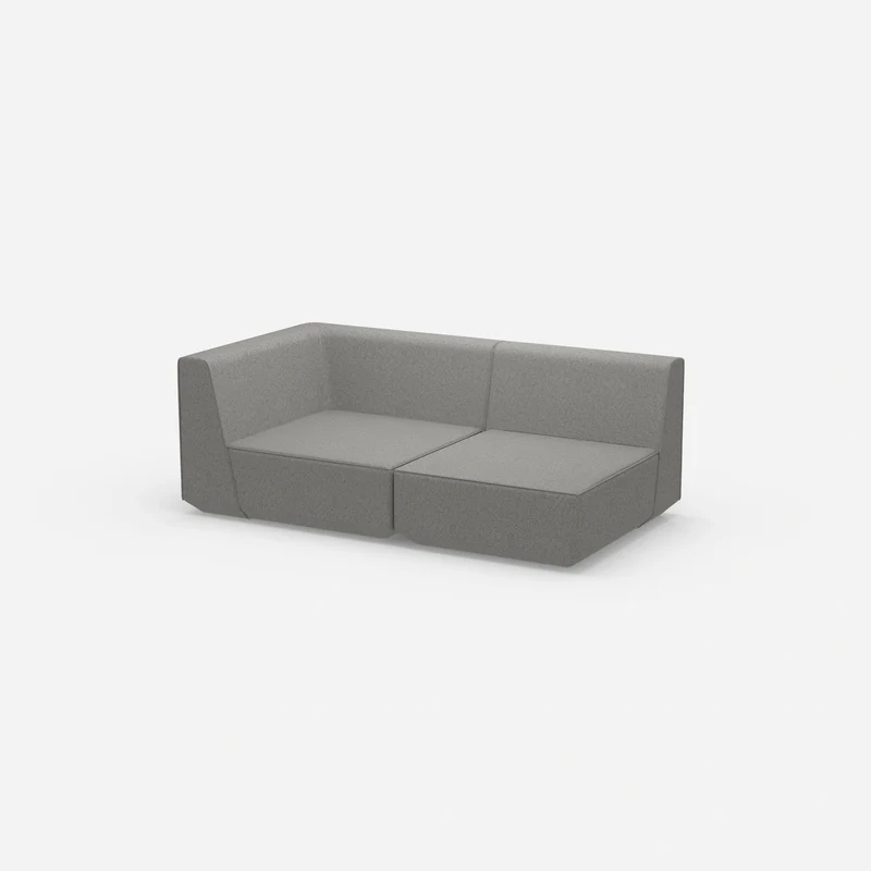 Graues Modulsofa 180 cm breit