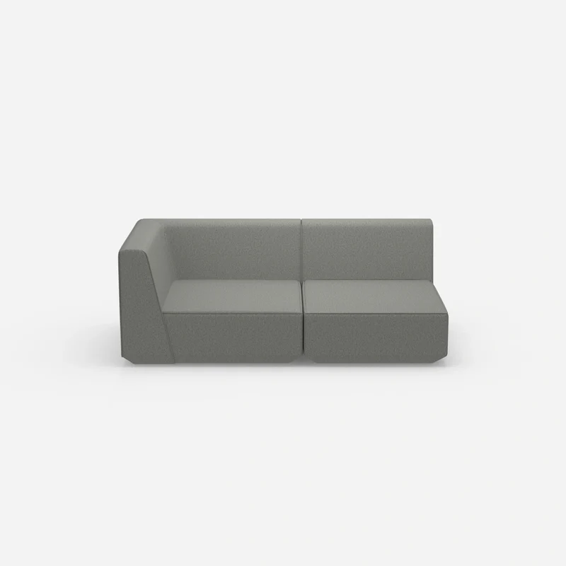 Graues Modulsofa 180 cm breit