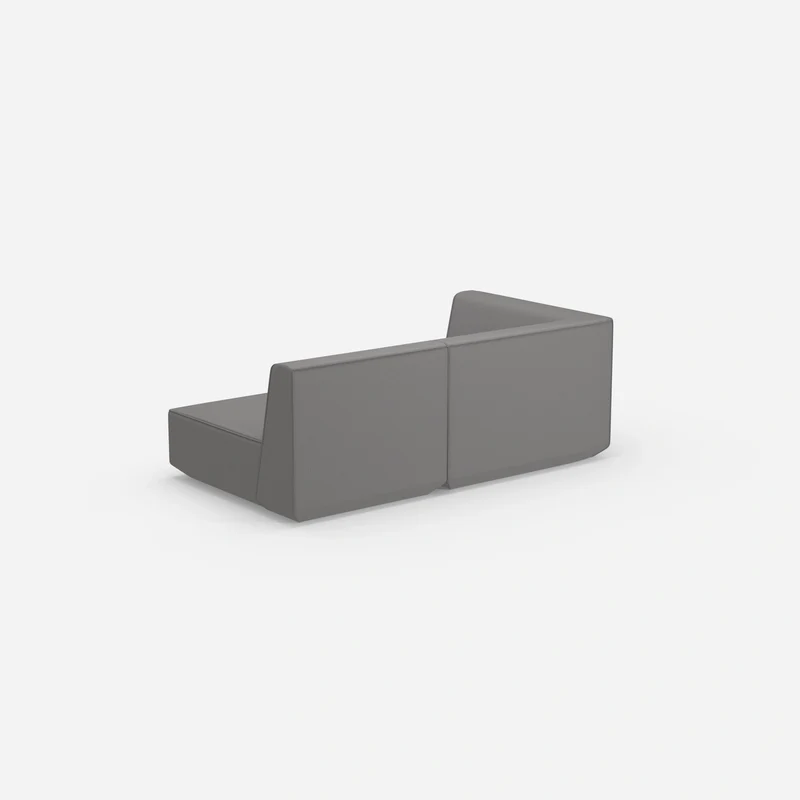 Graues Modulsofa 180 cm breit