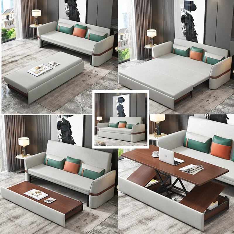 Multifunktions-Schlafsofa mit elektrisch anhebbarem Couchtisch