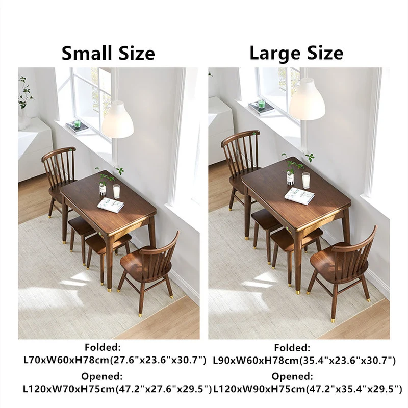 Double Table Top erweiterbarer Esstisch