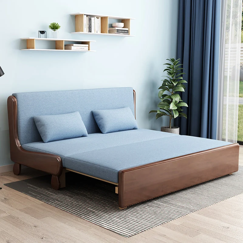 Ausziehbares Schlafsofa aus Massivholz