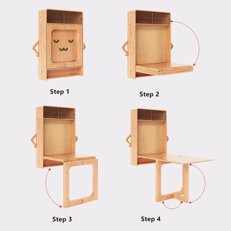Wandmontierter Klapptisch