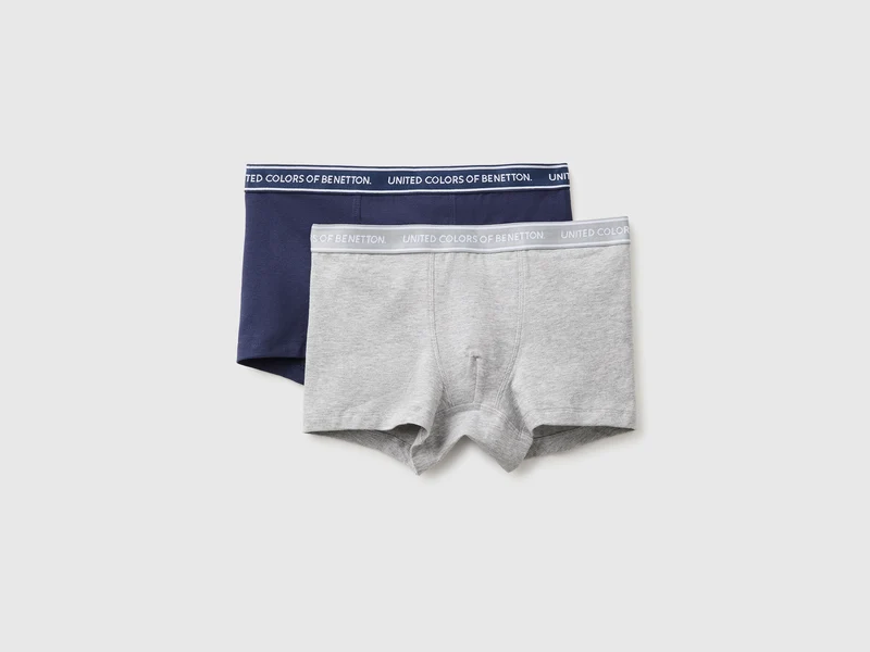 Set aus zwei Boxershorts mit Logo-Gummizug