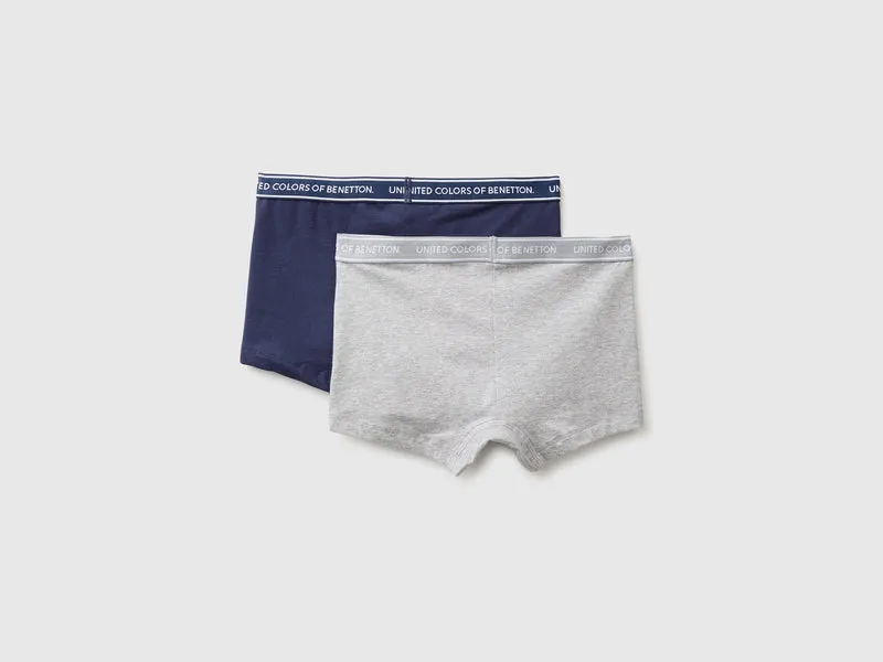 Set aus zwei Boxershorts mit Logo-Gummizug