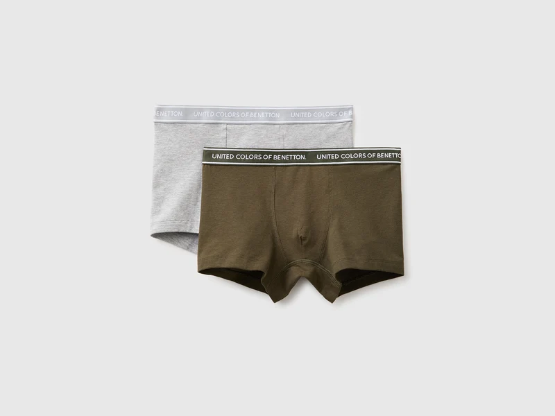Set aus zwei Boxershorts mit Logo-Gummizug
