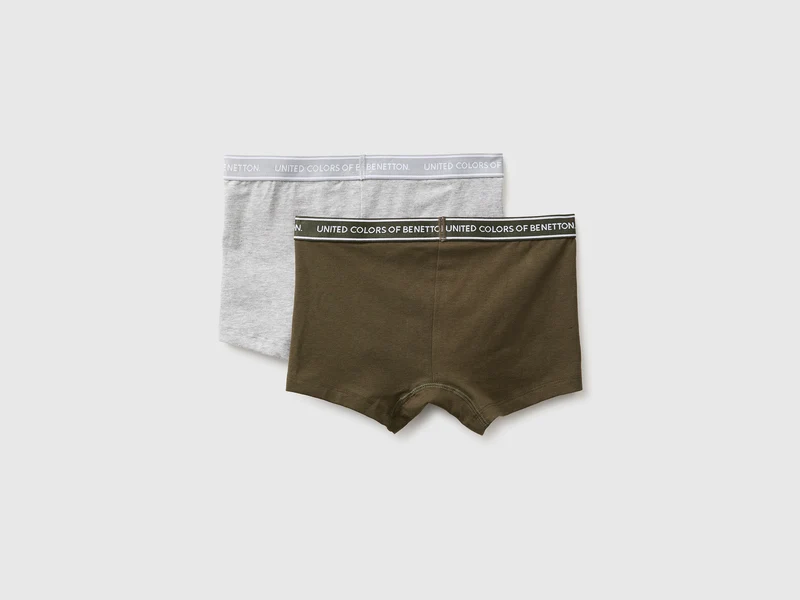 Set aus zwei Boxershorts mit Logo-Gummizug