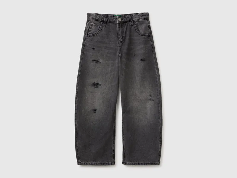 Behandelte Ballon-Jeans