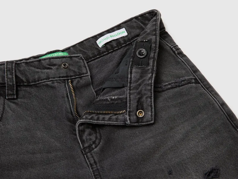 Behandelte Ballon-Jeans