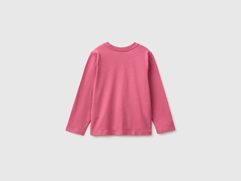 Besticktes T-Shirt aus Bio-Baumwolle