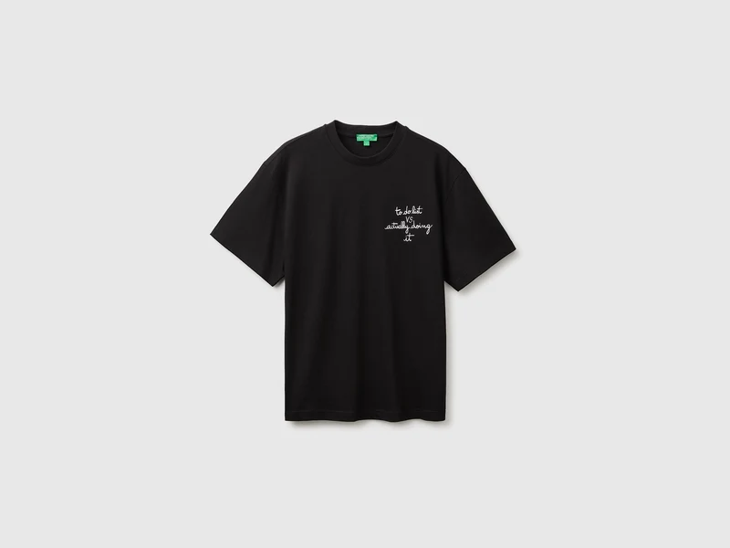 Lässiges T-Shirt mit Aufdruck