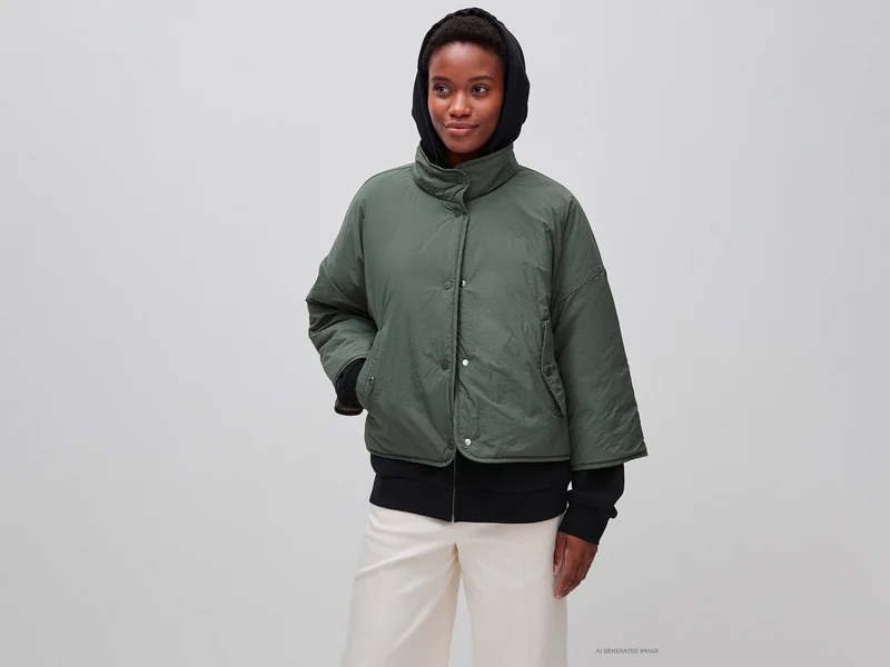 Wendbare Steppjacke