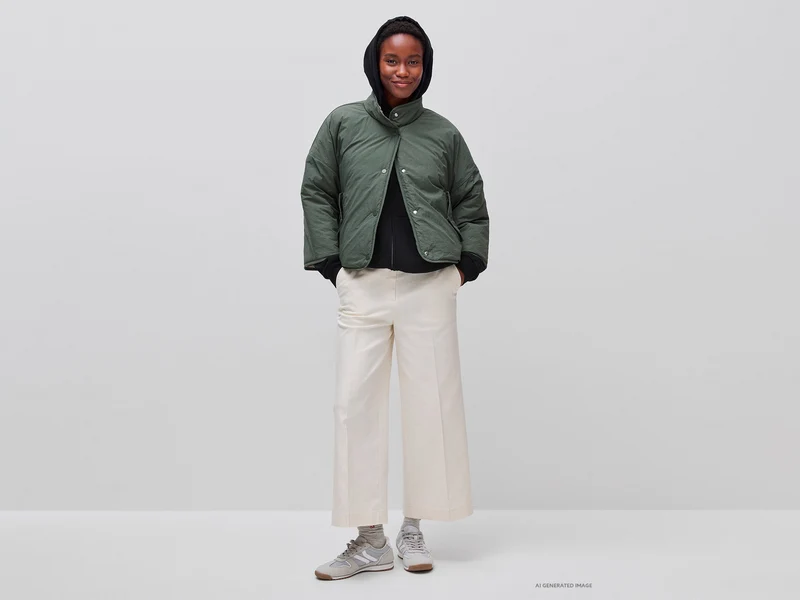 Wendbare Steppjacke