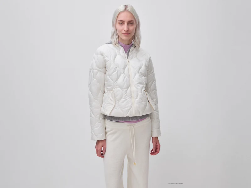 Wattierte Steppjacke