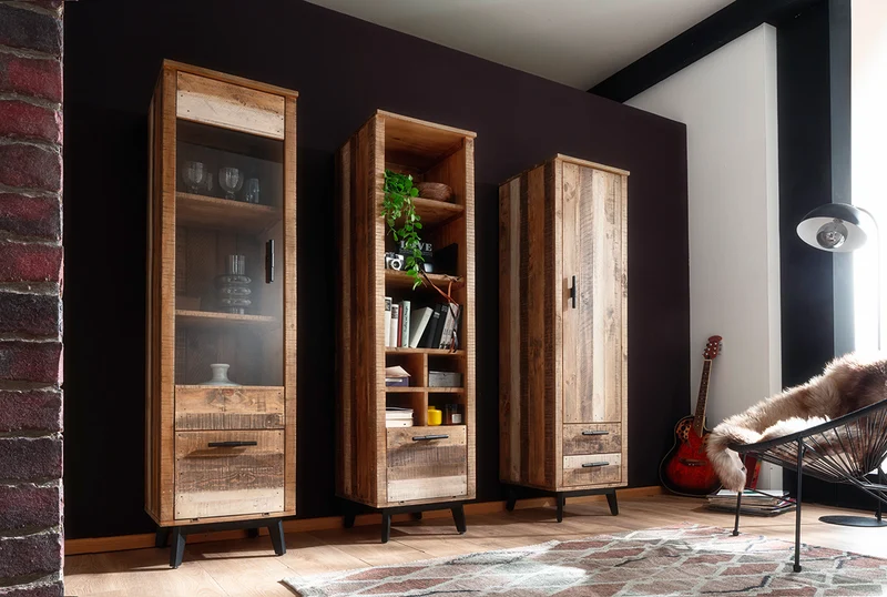 Regalschrank Pinie massiv - Pier22