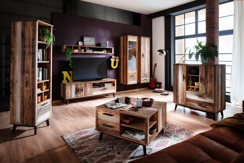 Regalschrank Pinie massiv - Pier22