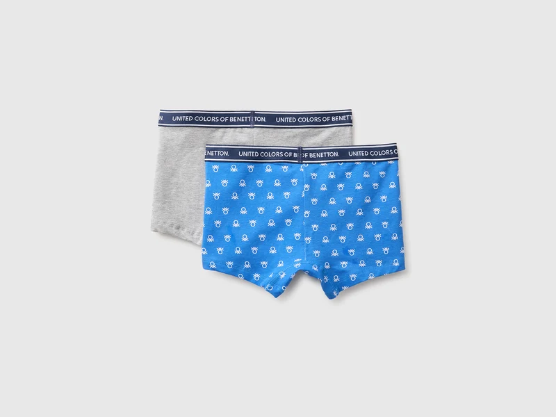 Set aus zwei Boxershorts mit Logo-Gummizug