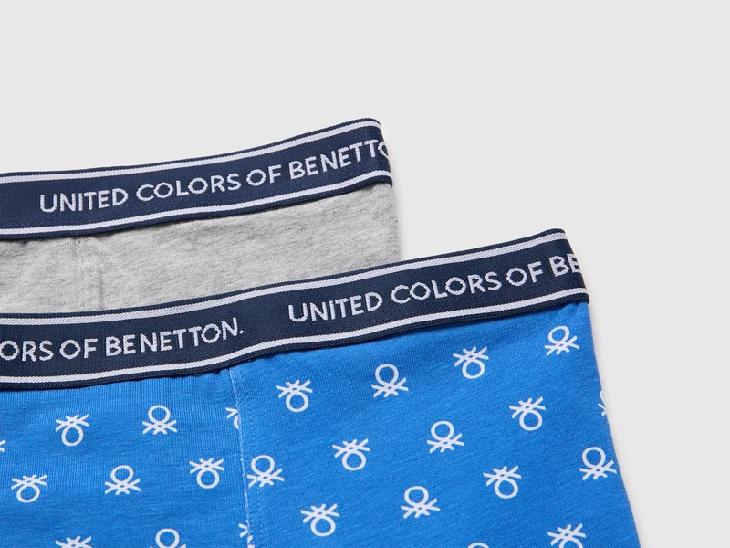 Set aus zwei Boxershorts mit Logo-Gummizug
