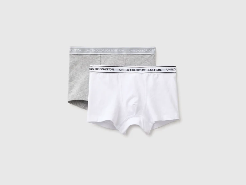 Set aus zwei Boxershorts mit Logo-Gummizug
