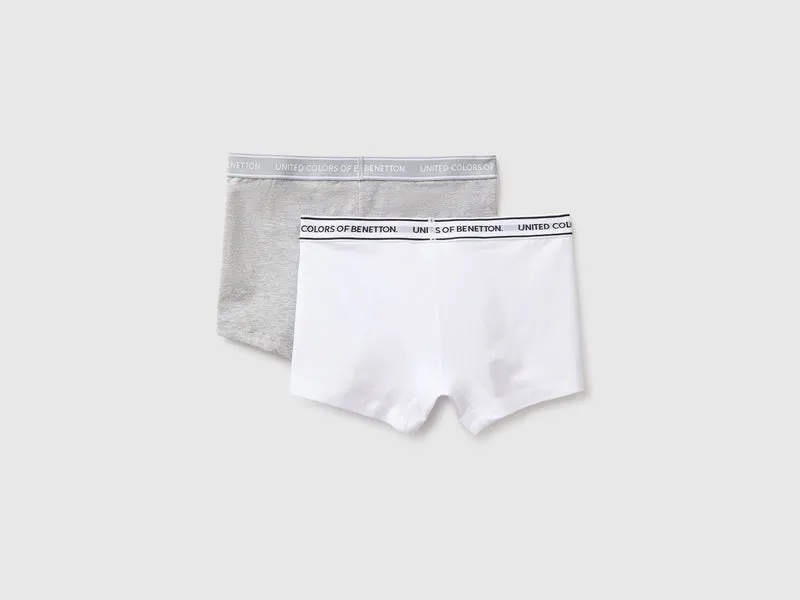 Set aus zwei Boxershorts mit Logo-Gummizug