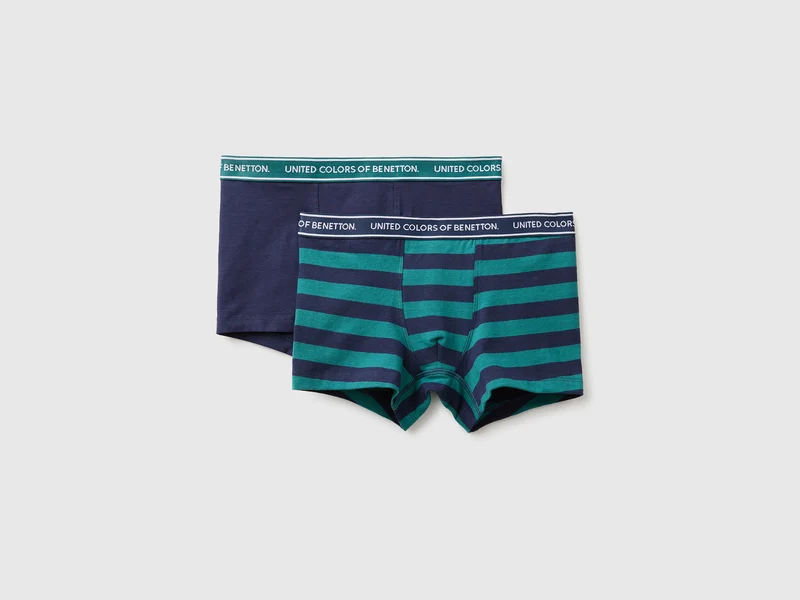 Set aus zwei Boxershorts mit Logo-Gummizug