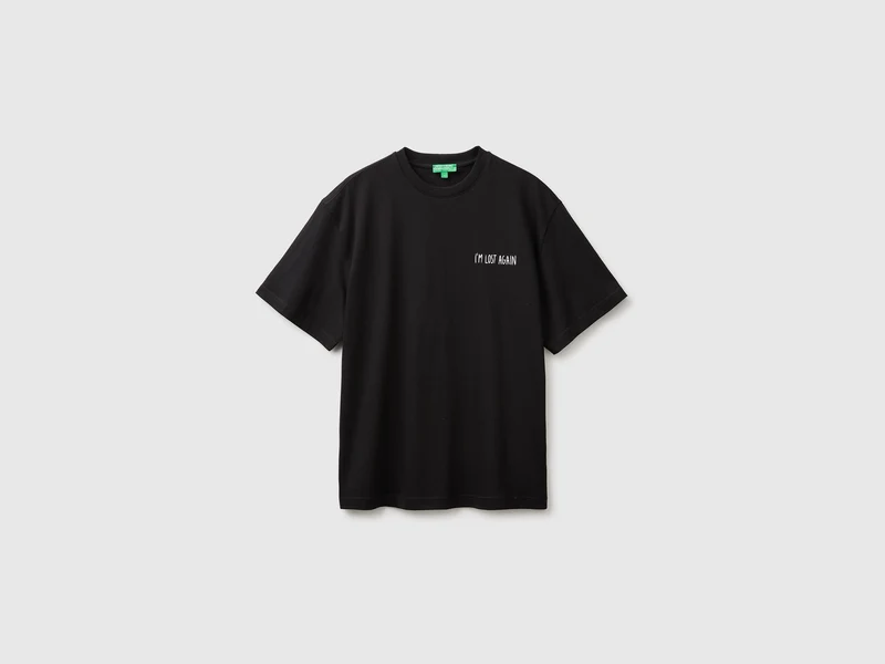 Lässiges T-Shirt mit Aufdruck