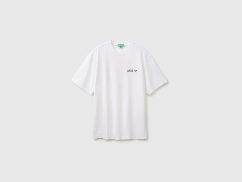 Lässiges T-Shirt mit Aufdruck