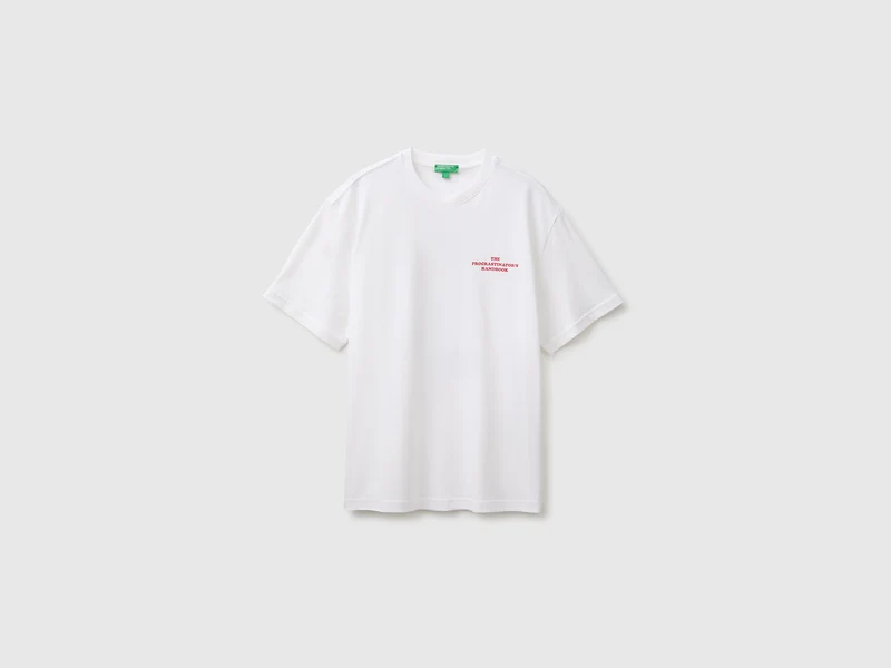 Lässiges T-Shirt mit Aufdruck