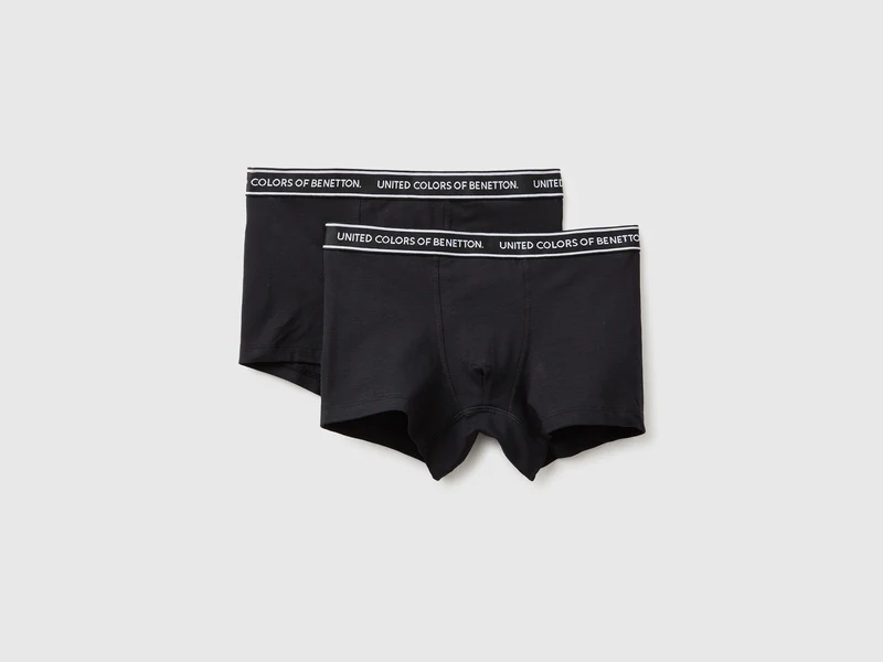 Set aus zwei Boxershorts mit Logo-Gummizug
