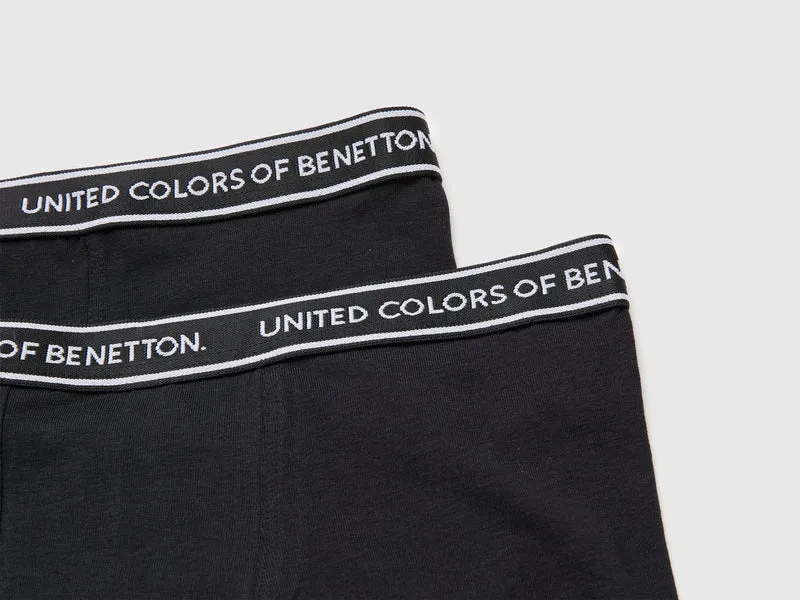Set aus zwei Boxershorts mit Logo-Gummizug