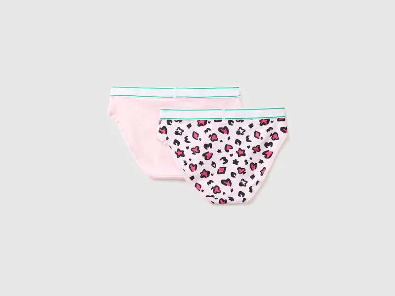 Zwei Slips mit Logo-Gummizug